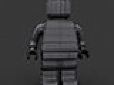 Lego Model figure 3D model