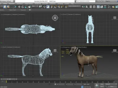 Horse - D14 3D model