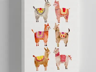 12 Posters Set 3D model