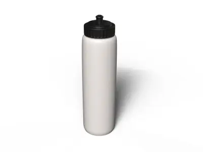 Sport Plastic Bottle 3D Model Low-poly 3D model get