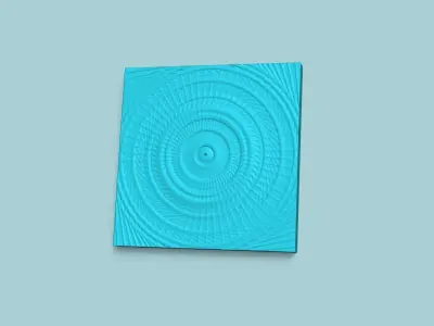 Wall Panel A18 Ornament - Interior Design Decoration 3D print model