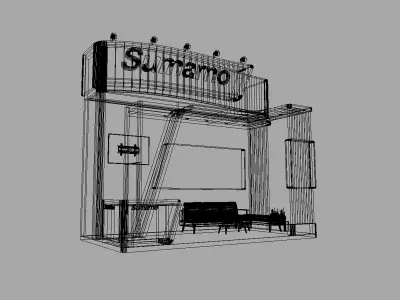 Exhibition Design OQ18 3D model