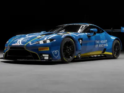 Aston Martin Vantage GT3 V8 3D model