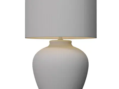 Rustic Southwest Country Nightstand bedside Provence Table Lamp  3D model