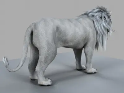 White Lion 3D model
