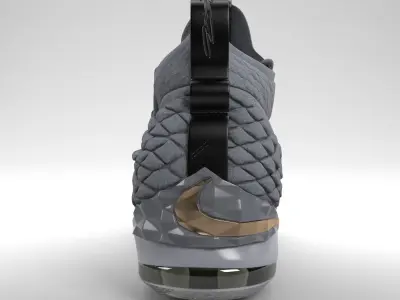 Nike LeBron 15 Basketball PBR 3D model