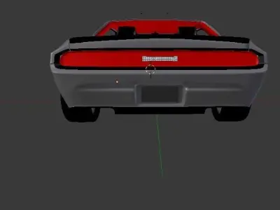 2012 Dodge Challenger SRT8 SRT Demon Concept Free 3D model