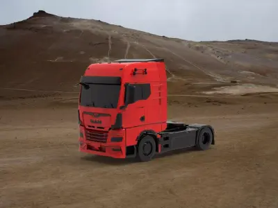 truck 3D print model