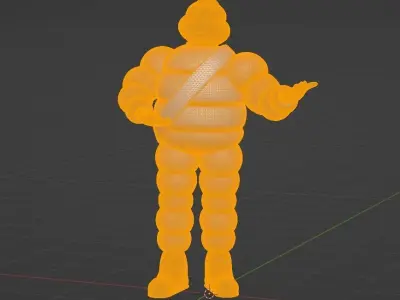 FIGURE MICHELIN CHARACTER SCALE 164 3D print model