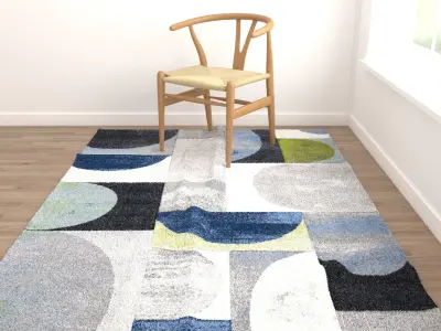 Rugs No 255 Low-poly 3D model