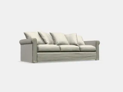 GRONLID Cover for 3-seat sofa Low-poly 3D model
