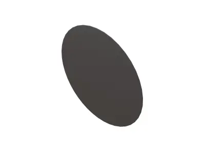 Circle Sticker v1 002 Low-poly 3D model