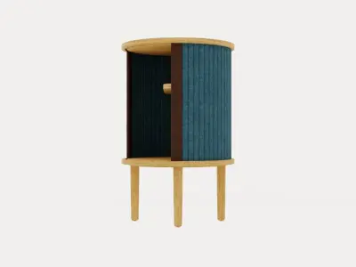 Audacious side table Low-poly 3D model