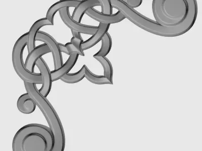 Matrix decorative corner-1 3D print model