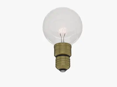 Vintage light bulb 3D model