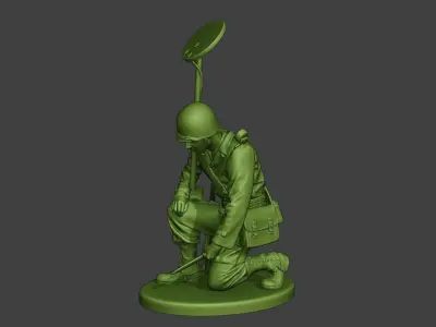 American engineer soldier ww2 Searching A9 3D print model