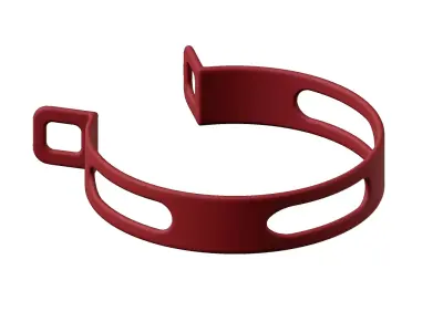 Plastic Bike Silencer Bracket Toy 3D model