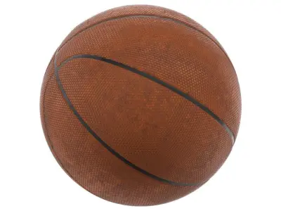 Basketball Textured 3D model