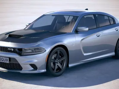 Dodge Charger SRT Hellcat 2019 3D model