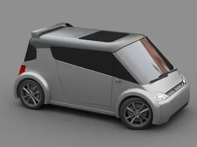 Electric city car  3D model