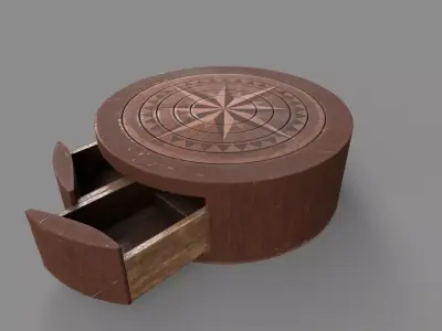 Puzzle Circle Prop Low-poly 3D model
