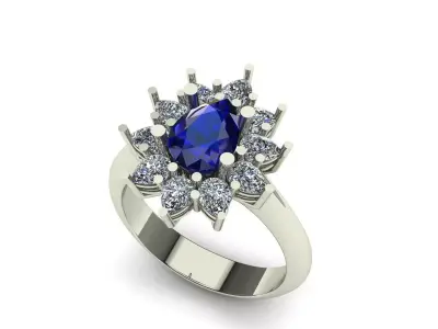 pear anturaj ring 3D print model