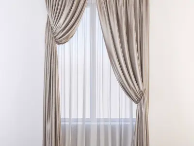 Set 61 Curtains 3D model