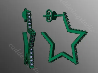 Earrings  ri12 3D print model