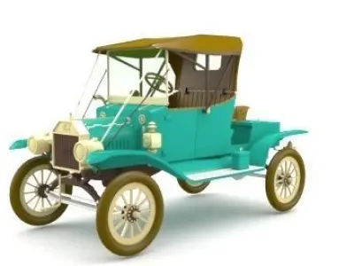 cartoon car 3D model