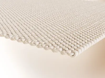 Thickly woven carpet 3D model