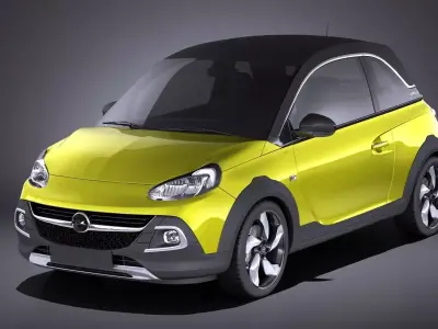 Opel Adam Rocks 2017 VRAY 3D model