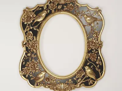 Mirror Frame for CNC 3D model