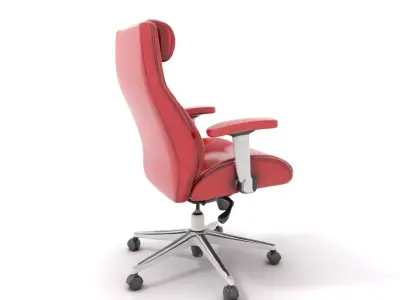 Red Executive Chair model pack Low-poly 3D model