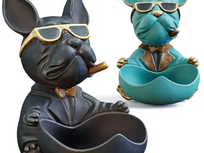 Dog Decor Low-poly 3D model