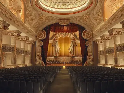 Symphony Hall Low polygon set 3D Model Collection