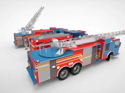 FIRE TRUCK 3D model