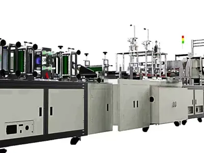  N95 mask production machine 3D model