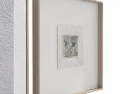 Abstract Painting Frame Set 08 3D model