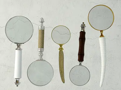 Decorative Magnifying Glasses by ZARA HOME 3D model
