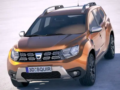 Dacia Duster 2018 3D model