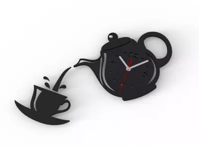 kitchen wall clock 3D model