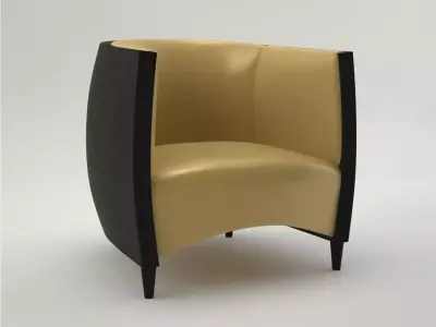 Pro - Armchair Africa Alexandra Design Studio 3D model