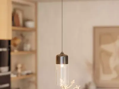 Avenue Robertson Blvd Glass Modern Mini Pendant 3D model