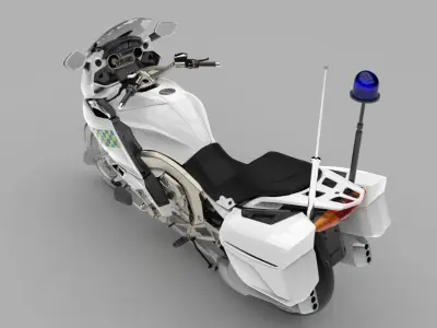 Urban K 1600 cc high capacity travaling Police Bike 3D model