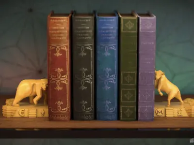 Art Deco Bull and Bear Market Collection