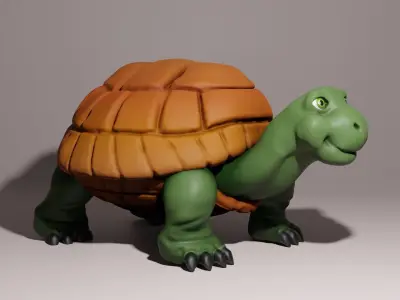 Stylized Turtle  3D model