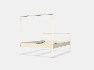 GJORA Bed frame 5 Low-poly 3D model