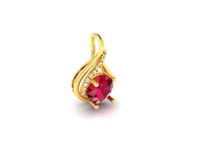 Women Pendants 3dm STL OBJ FBX Render Details 3D print model get