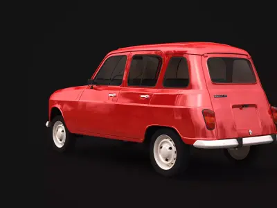 1978 Renault 4 3D model