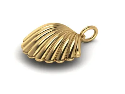 Shell Pendant 3D print model